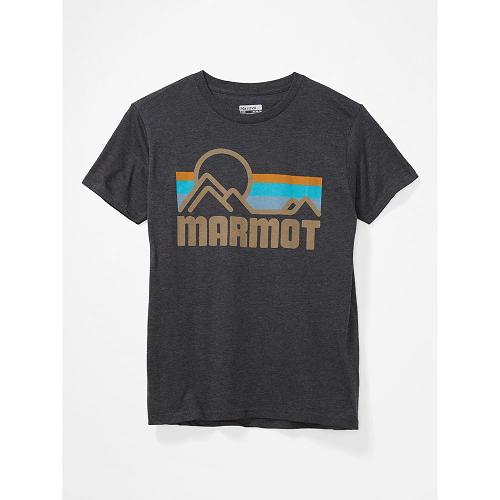 Marmot Coastal T-Shirts For Mens Grey QVI721645